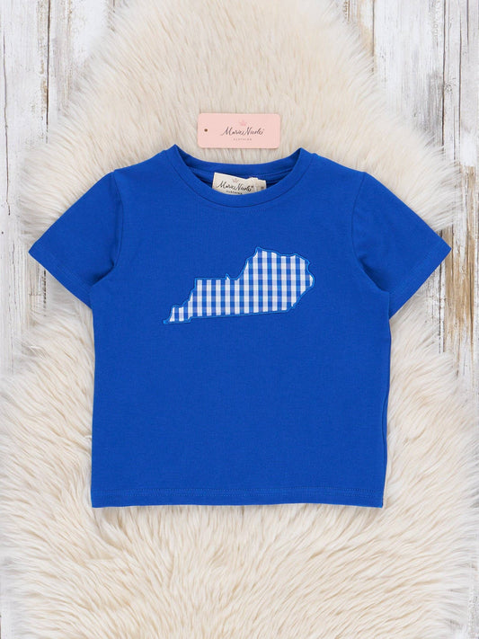 Kentucky Embroidered Gingham Shirt